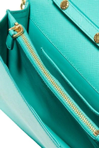 Shop Prada Textured-leather Shoulder Bag