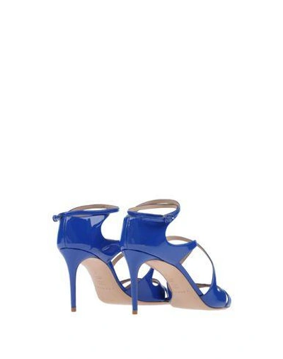 Shop Casadei Sandals In Blue