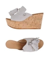 Casadei Sandals In Light Grey