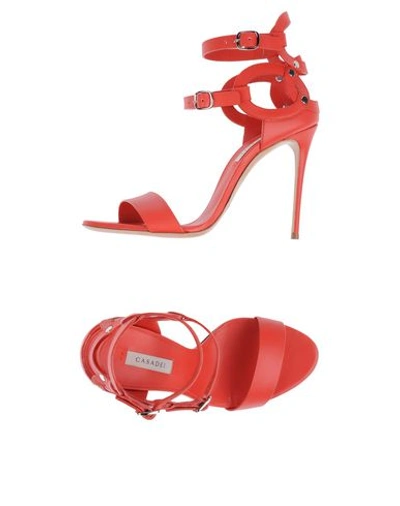 Casadei Sandals In Красный