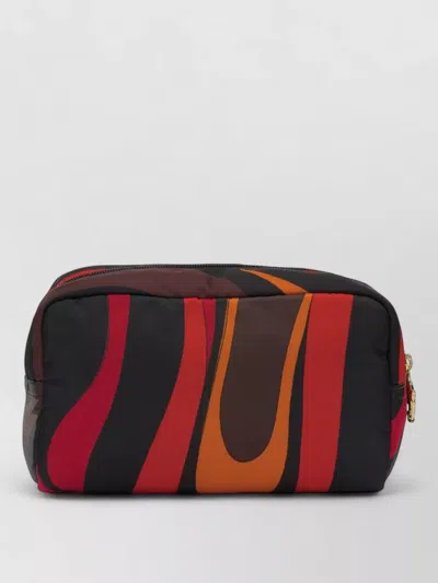 Pucci Marmo Rectangular Beauty Case Accessory In Black