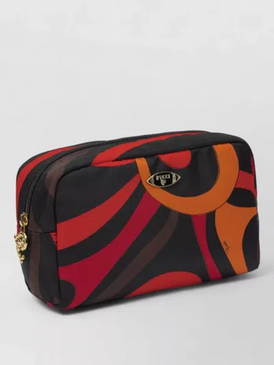 Pucci Marmo Rectangular Beauty Case Accessory In Black