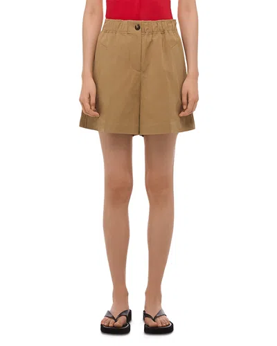 Helmut Lang Trench Pull-on Short In Brown