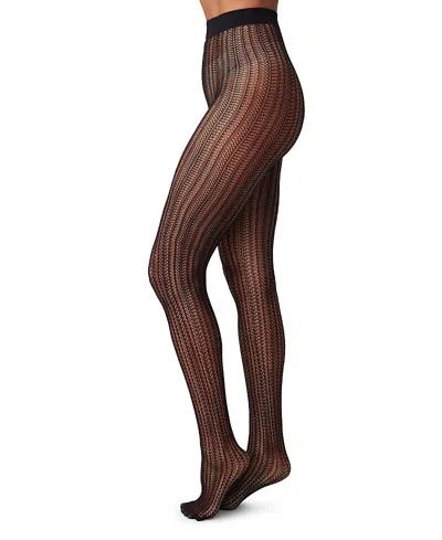 Swedish Stockings Semla Fishnet Tights In Black