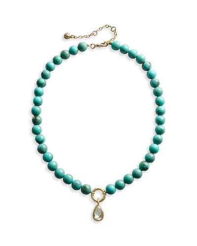 Baublebar Janette Beaded Pendant Necklace In Green