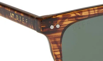 Diff 53mm Bobby Square Sunglasses In Brown