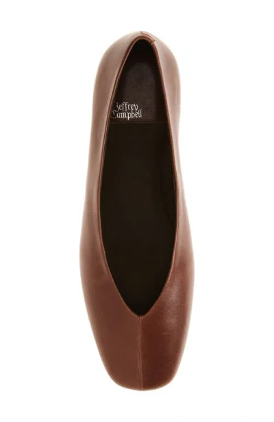 Jeffrey Campbell Fathom Flat In Brown