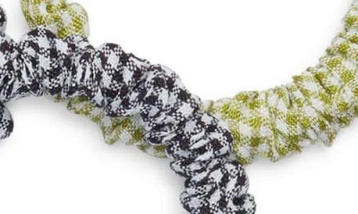 Natasha 10-pack Gingham Scrunchies In Multi