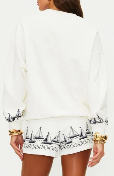 Beach Riot Devyn Oversized Sweatshirt In Multi