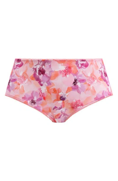 Goddess Plus Size Kayla Full Coverage Brief Underwear In Multi