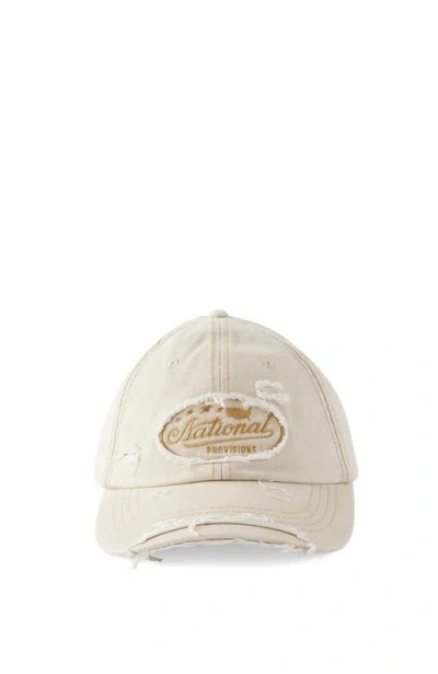 Cotton On Vintage Strap Back Hat In Brown