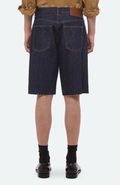 Helmut Lang Jean Short In Rinsed Indigo