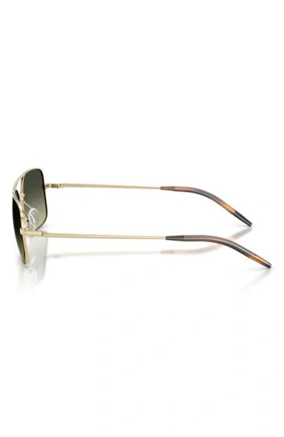 Oliver Peoples 55mm Victory Ii Rectangular Sunglasses In Pattern