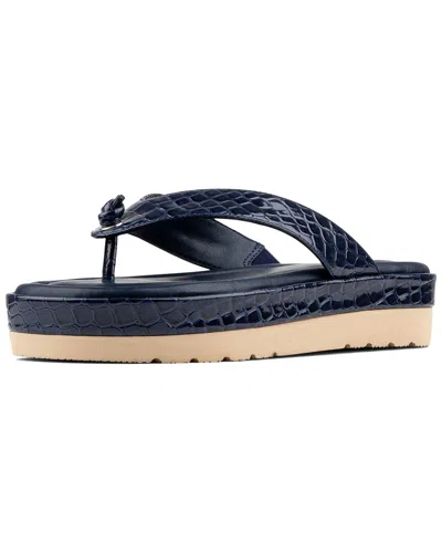 Donald Pliner Lorra Platform Sandal In Blue