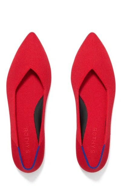 Rothys Rothy's The Point Ii Flat In Red