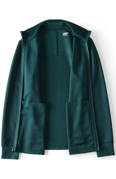 Lands' End Active Performance Full Zip Jacket In Green