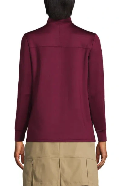 Lands' End Active Performance Full Zip Jacket In Brown