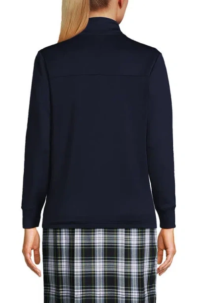 Lands' End Active Performance Full Zip Jacket In Blue