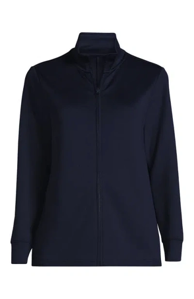 Lands' End Active Performance Full Zip Jacket In Blue