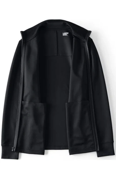 Lands' End Active Performance Full Zip Jacket In Black