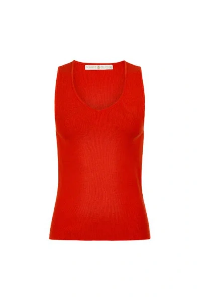 Marie Oliver Miranda Tank Top In Canyon In Neutral
