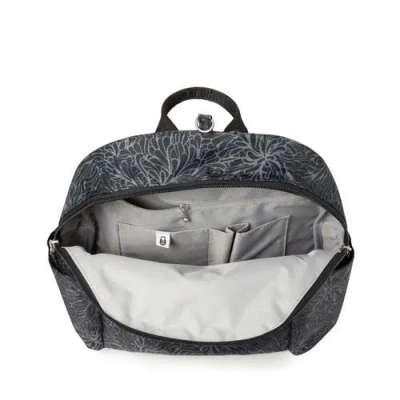 Baggallini Securtex Anti-theft Vacation Backpack In Black