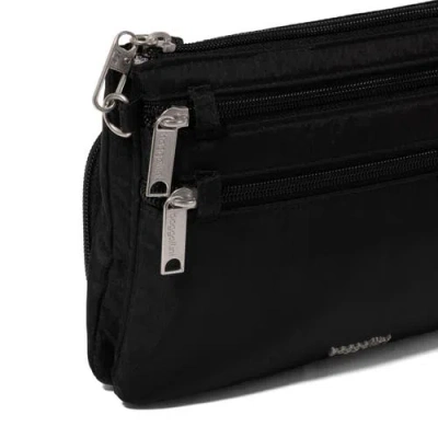 Baggallini Baggillini Securtex Anti-theft Large Crossbody Bag In Black