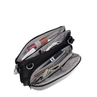 Baggallini Baggillini Securtex Anti-theft Large Crossbody Bag In Black