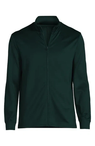 Lands' End Active Performance Full Zip Jacket In Green