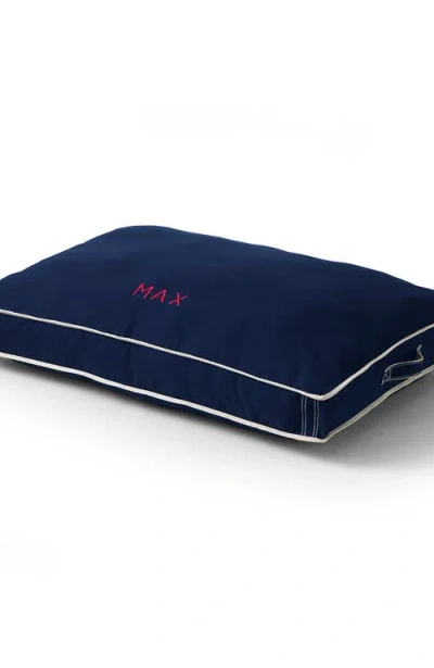 Lands' End Rectangular Canvas Dog Bed Cover In Blue