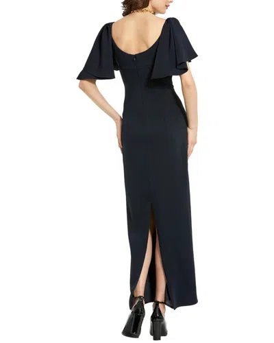 Mac Duggal Crepe Gown In Multi