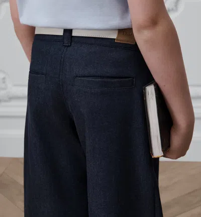Dior Belt Loop Jeans In Blue