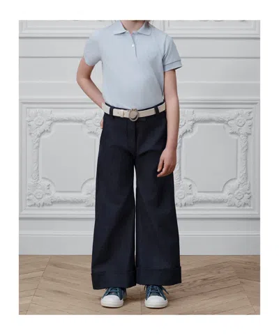 Dior Belt Loop Jeans In Blue