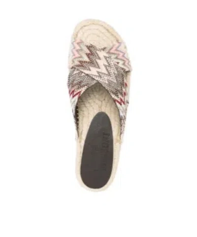 Missoni Criss-cross Patterned Espadrilles In Multi