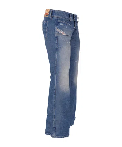 Diesel Jeans With Belt Loops In Black