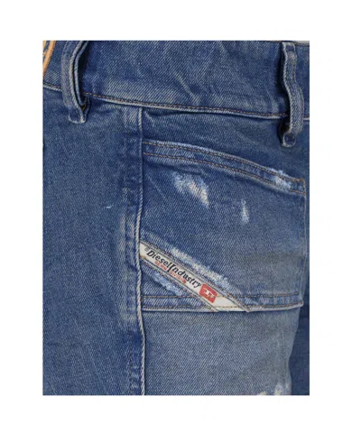 Diesel Jeans With Belt Loops In Black