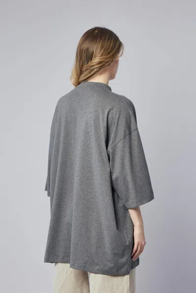 Sofie D'hoore Oversized T-shirt S/sl C/neck In Gray