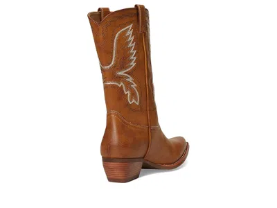 Frye And Co Irlene Short Deco Stitch Cowboy In Brown