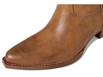 Frye And Co Irlene Short Deco Stitch Cowboy In Brown