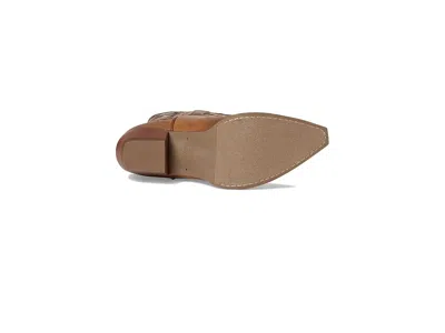 Frye And Co Irlene Short Deco Stitch Cowboy In Brown