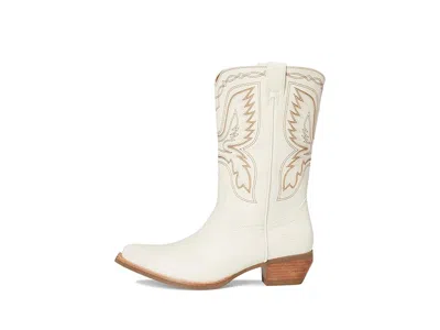 Frye And Co Irlene Short Deco Stitch Cowboy In White