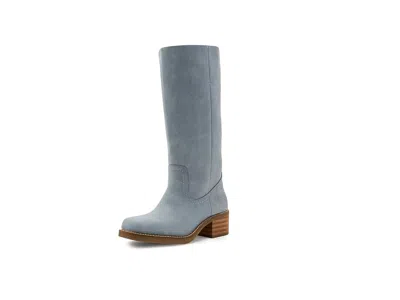 Frye And Co Miranda 14 Wide Calf In Blue