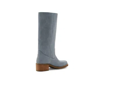 Frye And Co Miranda 14 Wide Calf In Blue