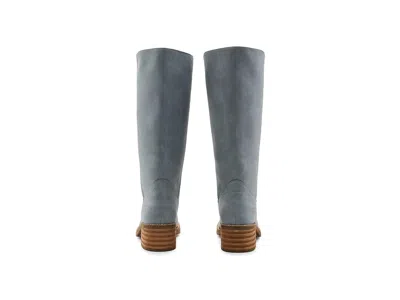 Frye And Co Miranda 14 Wide Calf In Blue