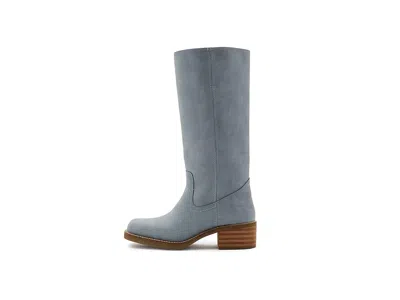 Frye And Co Miranda 14 Wide Calf In Blue