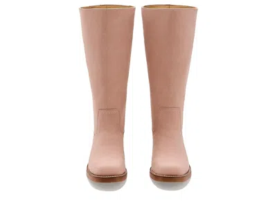 Frye And Co Womens Miranda 14 Block Heel Riding Boots In Pink