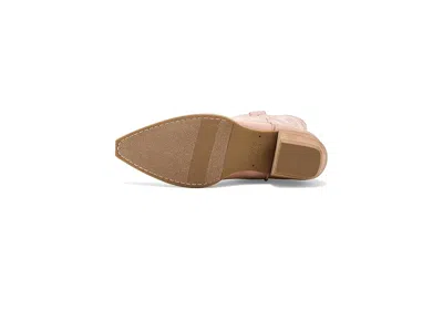 Frye And Co Irlene Short Deco Stitch Cowboy In Pink