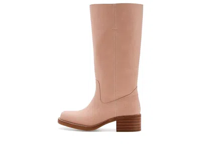 Frye And Co Womens Miranda 14 Block Heel Riding Boots In Pink