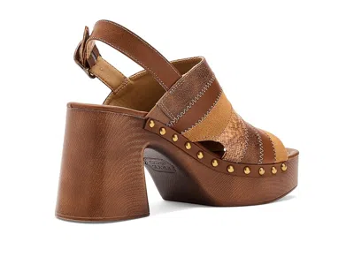Frye And Co Wylie Patchwork In Brown