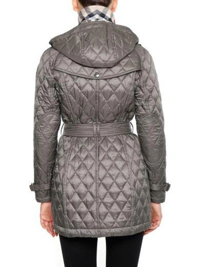 Burberry finsbridge shop long quilted coat